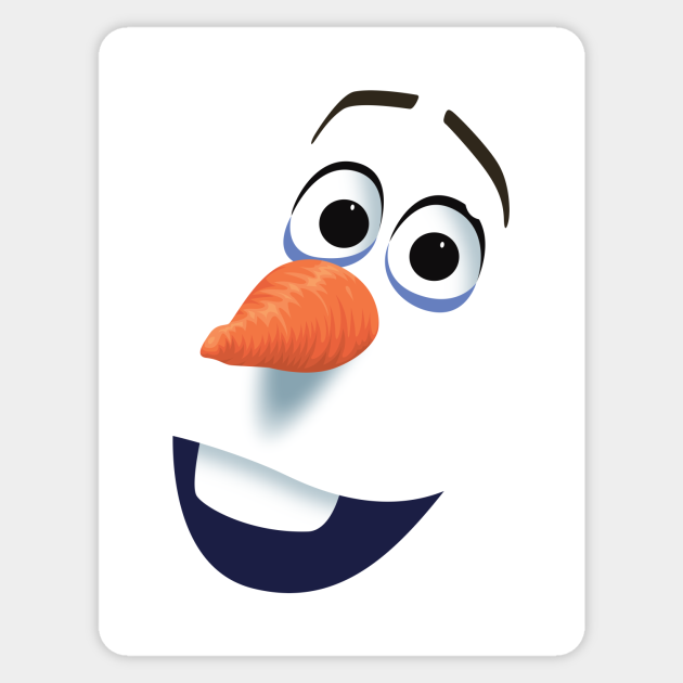 Olaf from Frozen Frozen Sticker TeePublic
